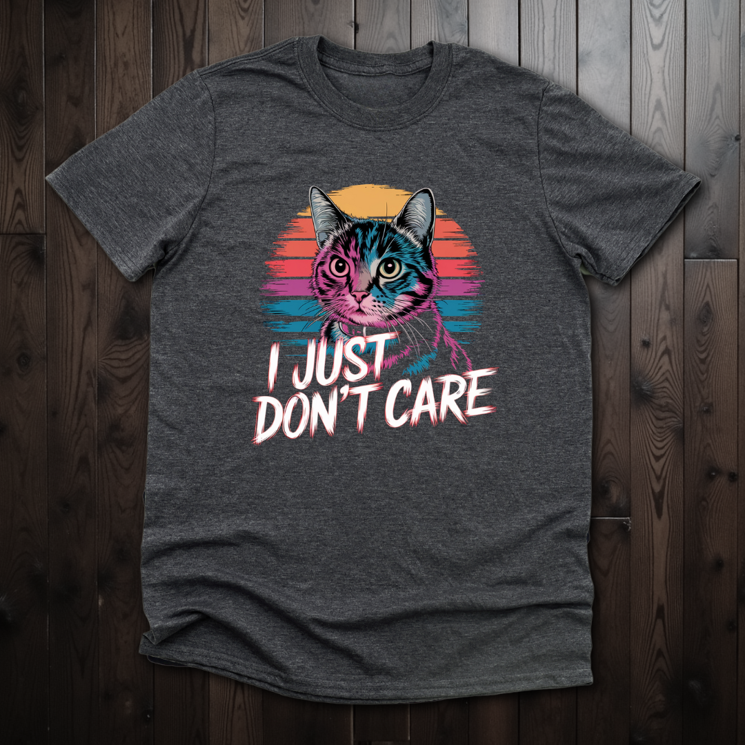 I Just Don't Care Cat Unisex T-Shirt