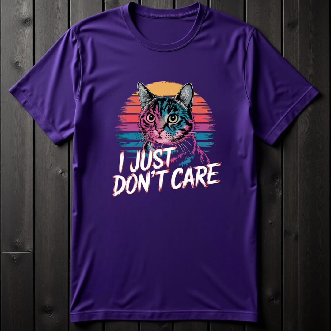 I Just Don't Care Cat Unisex T-Shirt