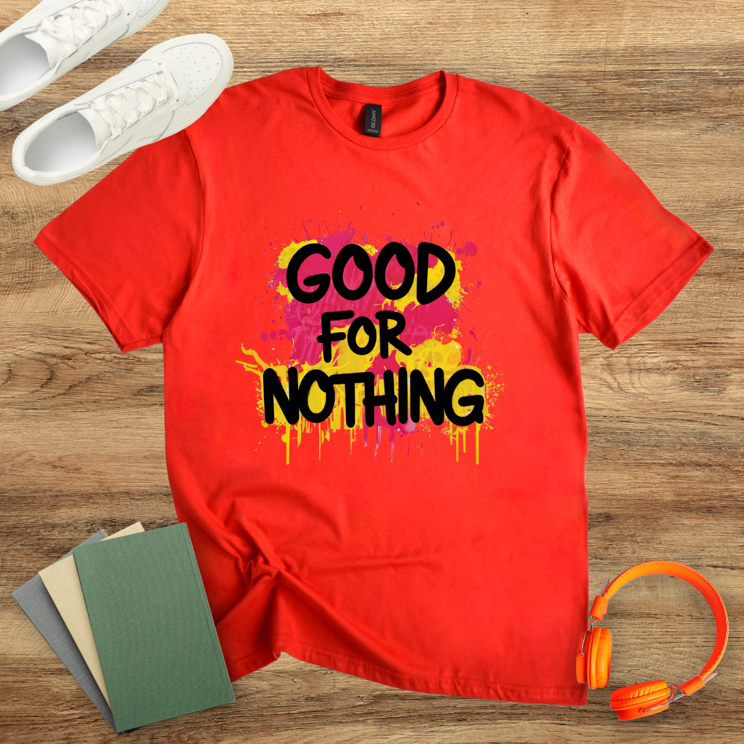 Good For Nothing Graffiti Unisex Softstyle T-Shirt