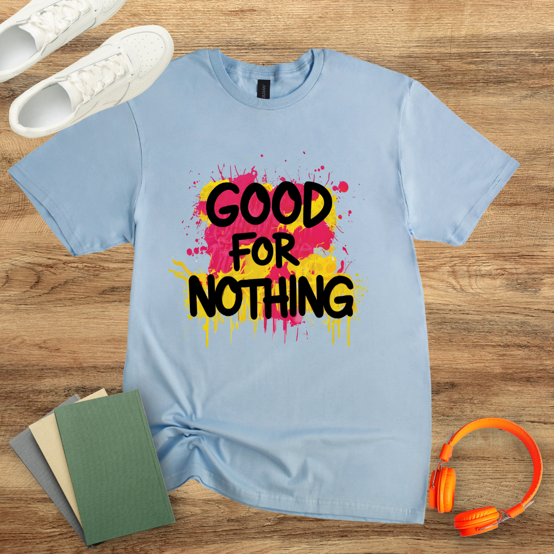 Good For Nothing Graffiti Unisex Softstyle T-Shirt