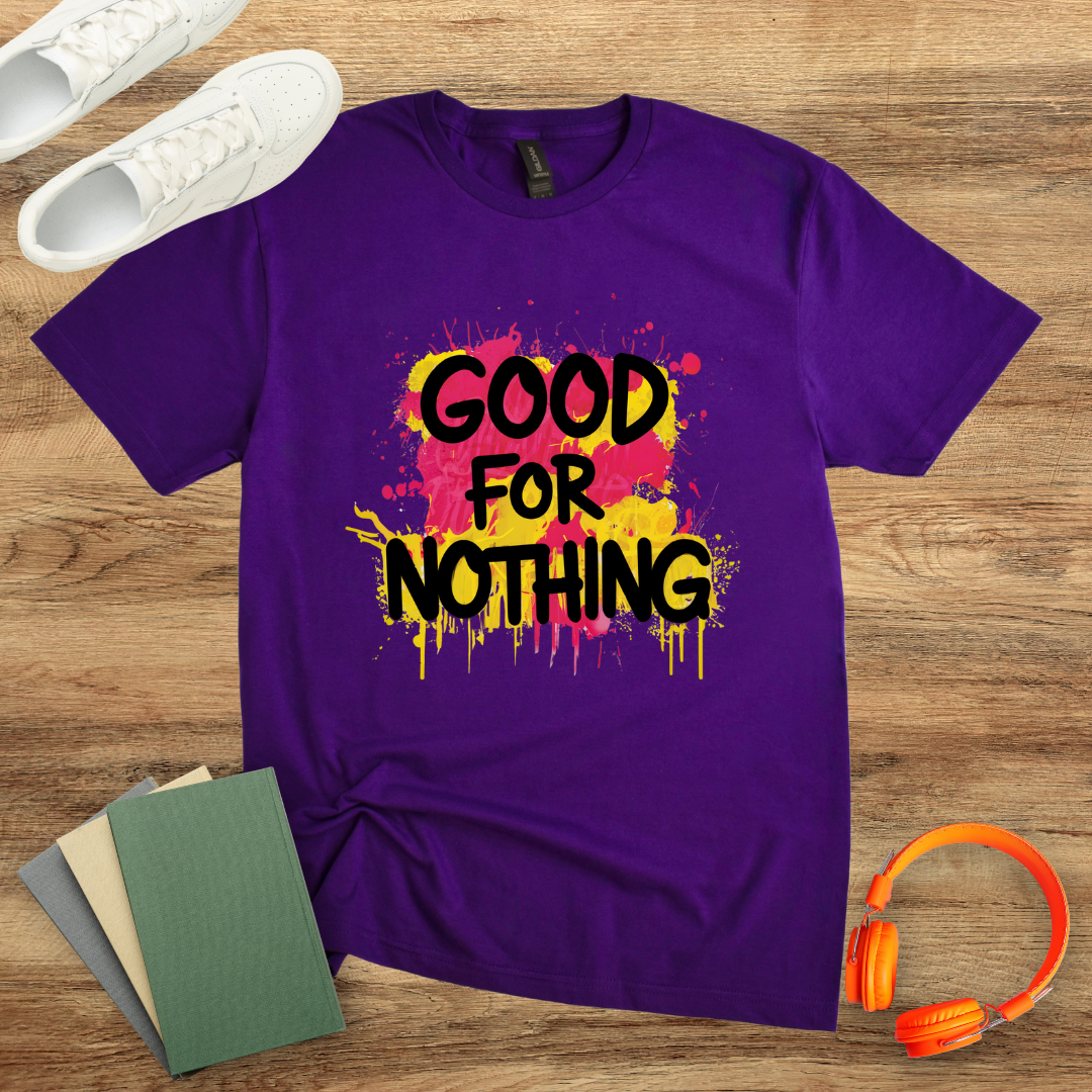 Good For Nothing Graffiti Unisex Softstyle T-Shirt