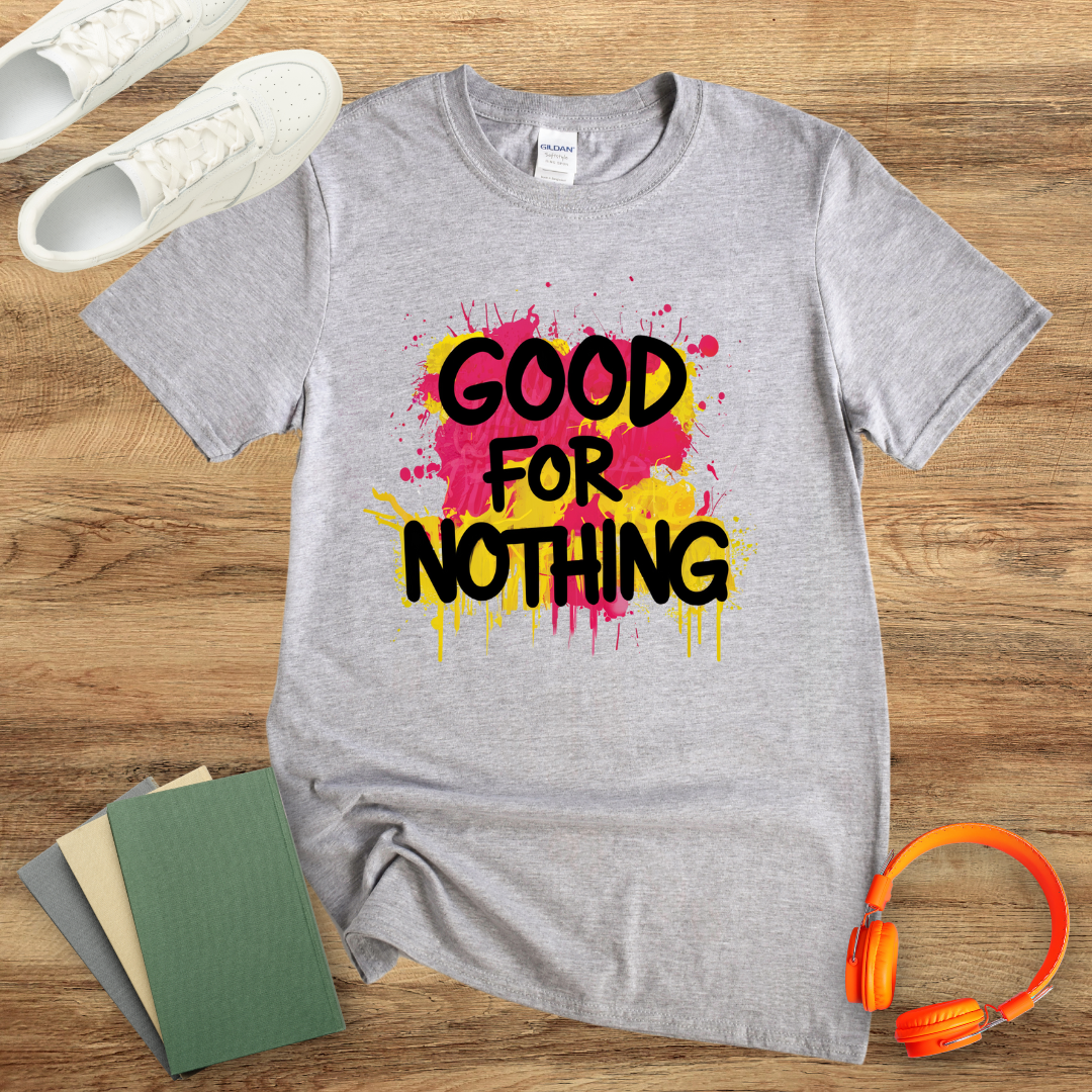Good For Nothing Graffiti Unisex Softstyle T-Shirt