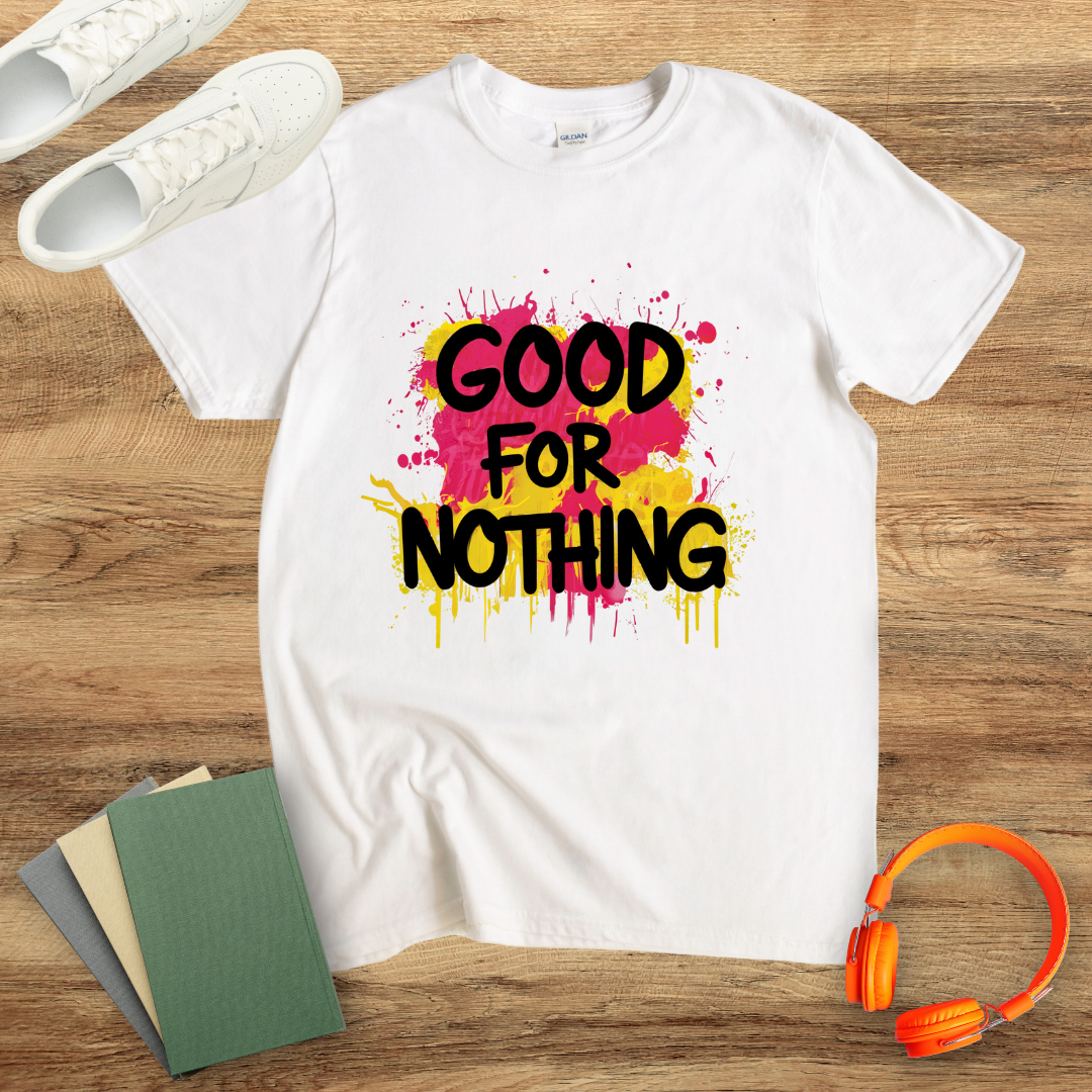 Good For Nothing Graffiti Unisex Softstyle T-Shirt