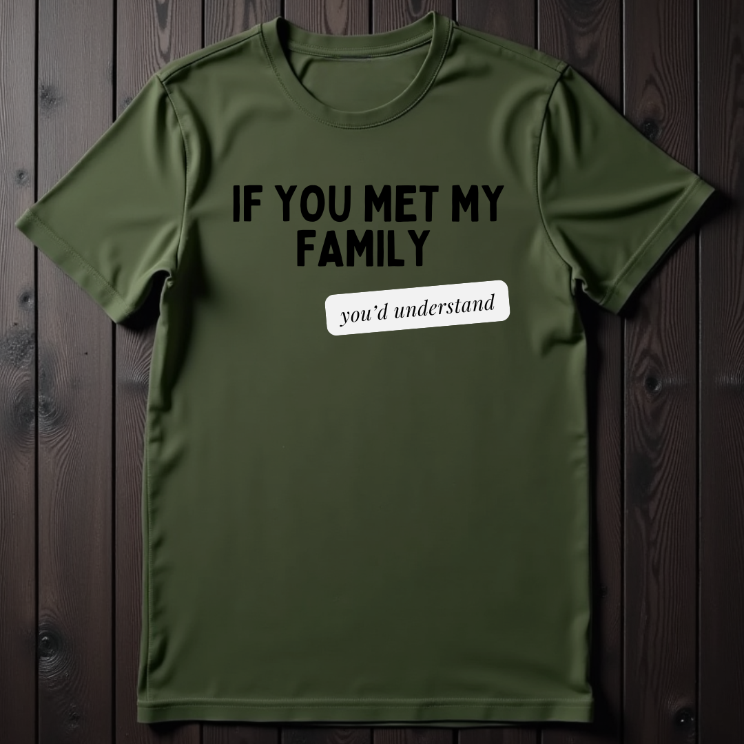 If You Met My Family Unisex Softstyle T-Shirt
