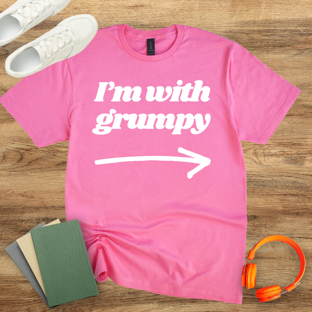 I'm With Grumpy Unisex Softstyle T-Shirt
