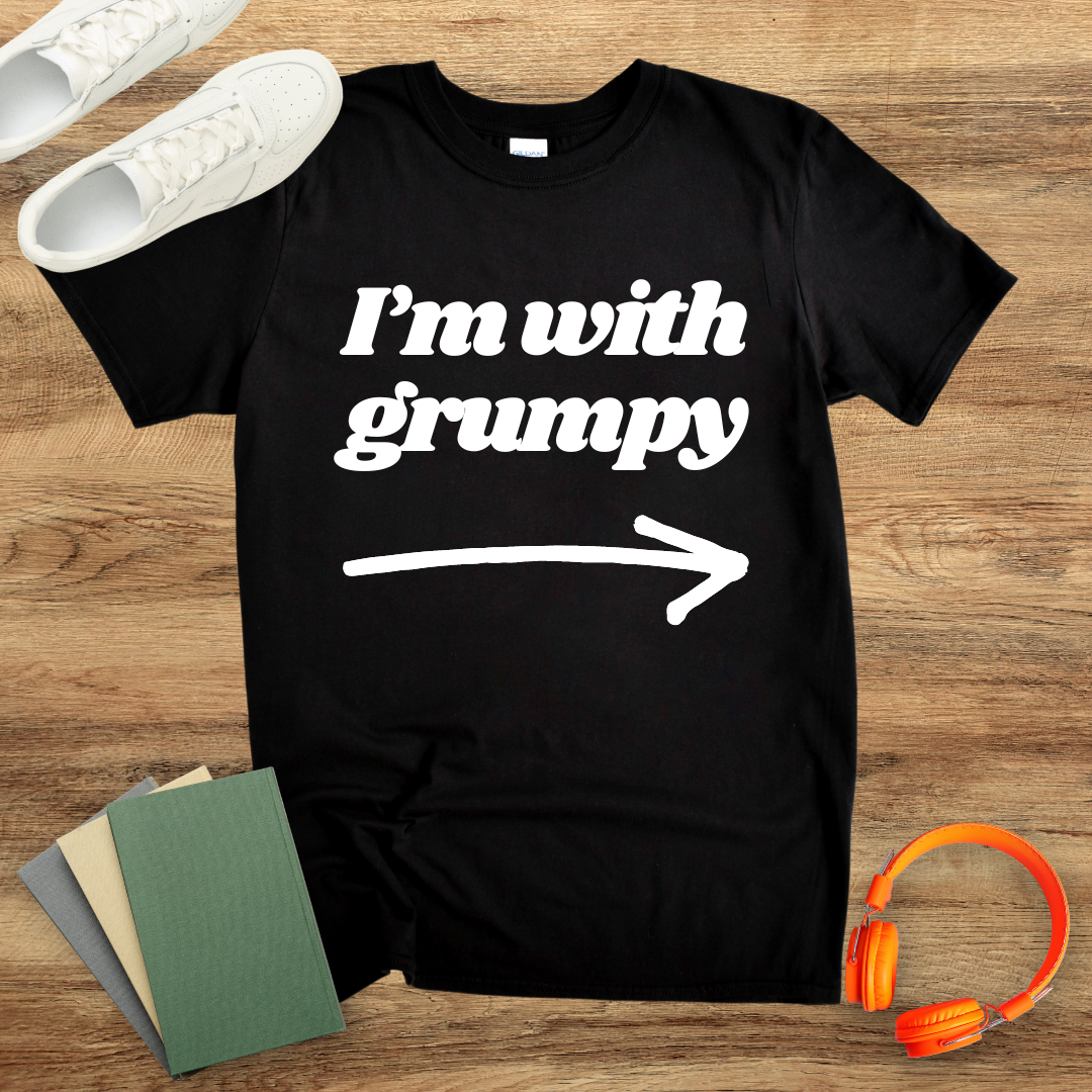 I'm With Grumpy Unisex Softstyle T-Shirt