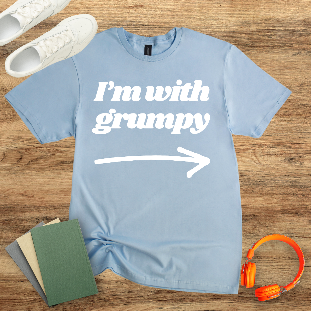 I'm With Grumpy Unisex Softstyle T-Shirt