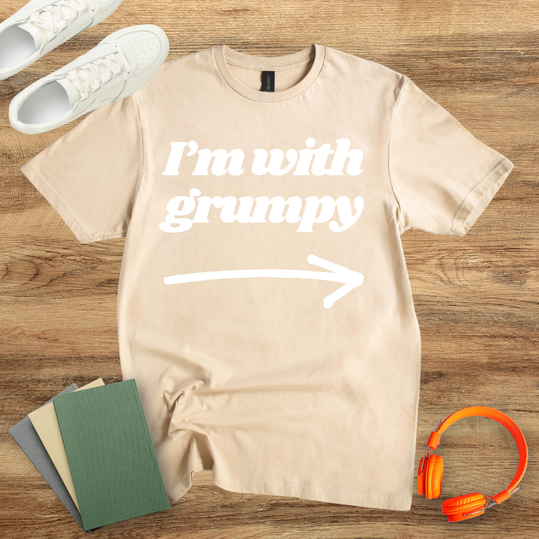 I'm With Grumpy Unisex Softstyle T-Shirt