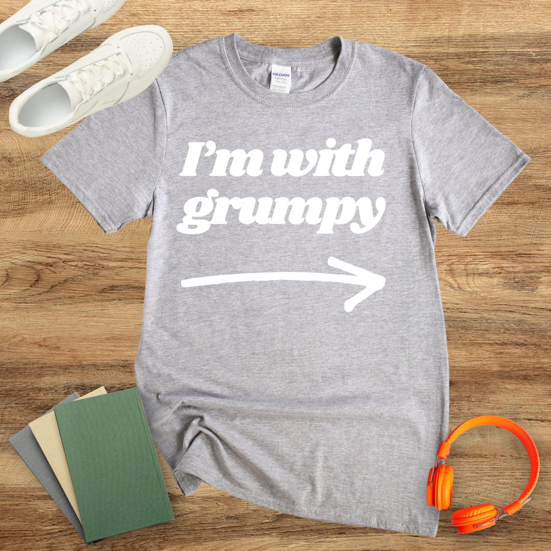 I'm With Grumpy Unisex Softstyle T-Shirt