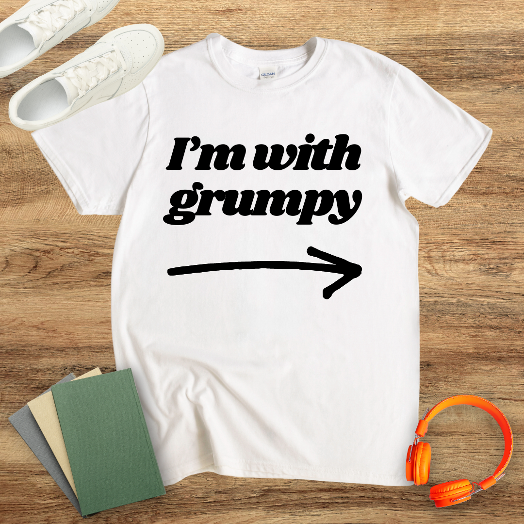 I'm With Grumpy Unisex Softstyle T-Shirt