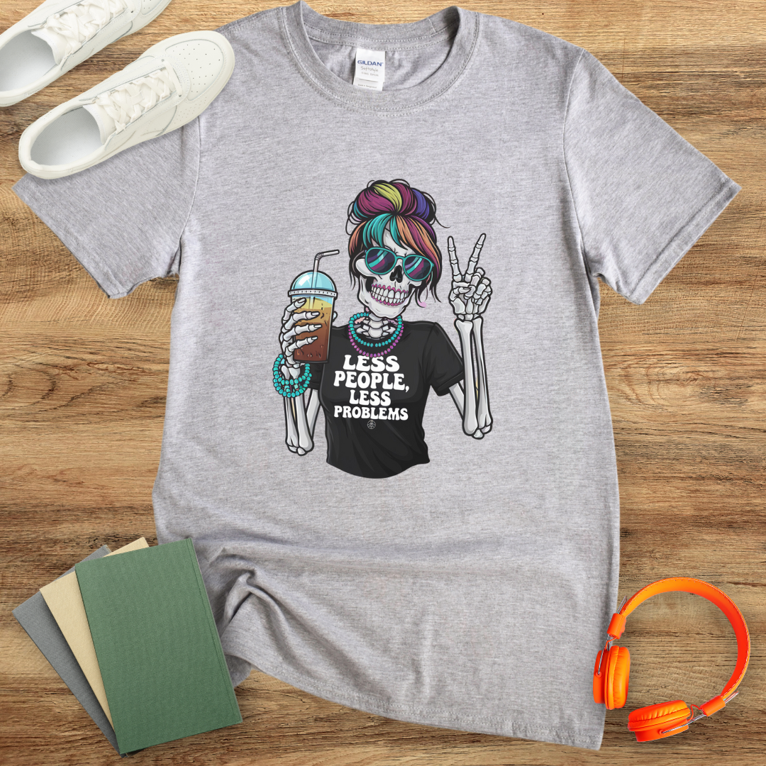 Less People, Less Problems Unisex T-Shirt