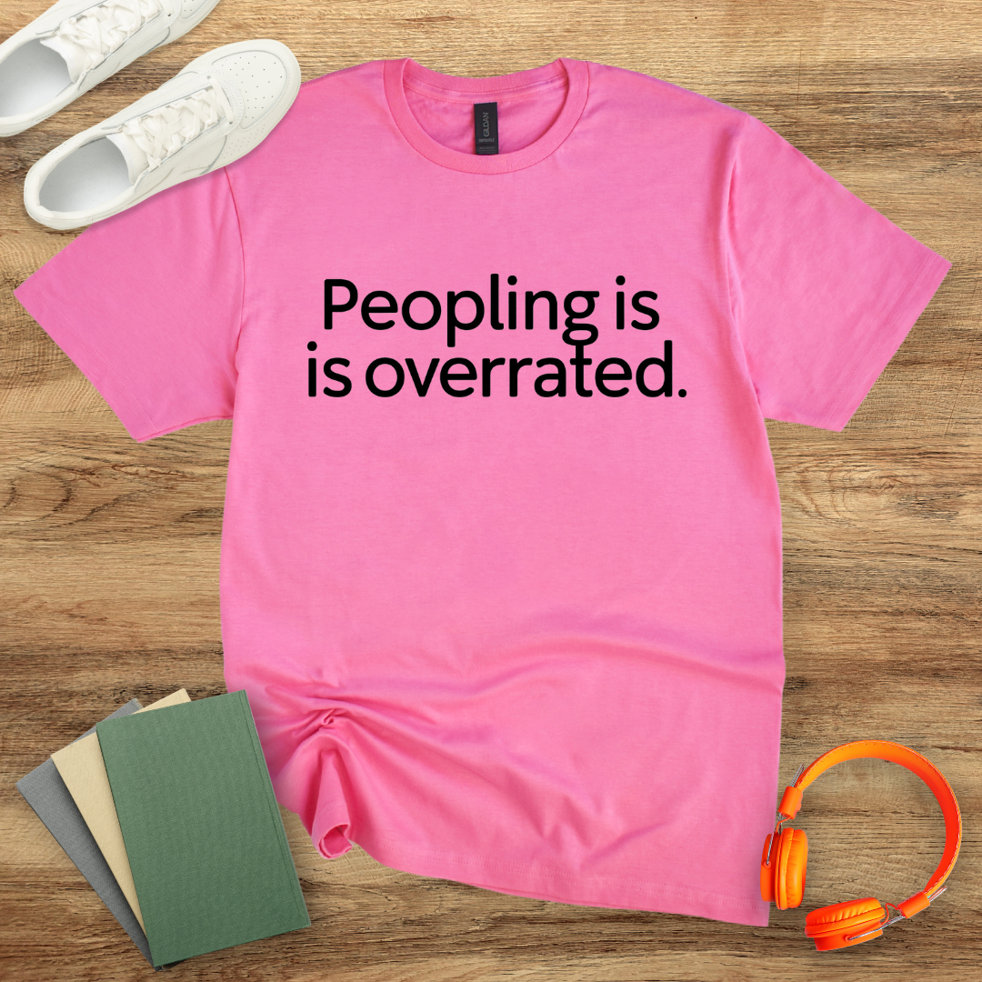 Peopling Is Overrated Unisex Softstyle T-Shirt