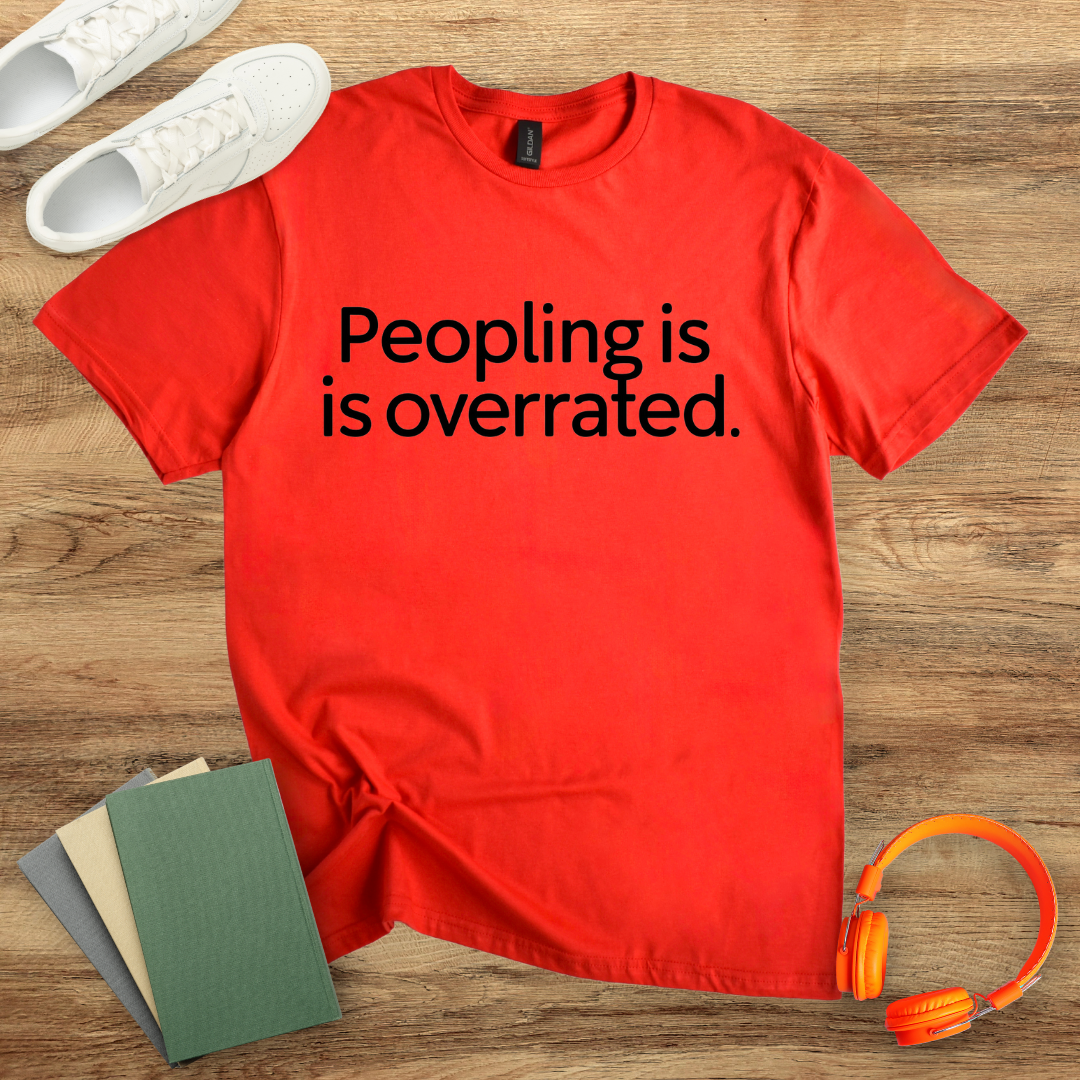 Peopling Is Overrated Unisex Softstyle T-Shirt