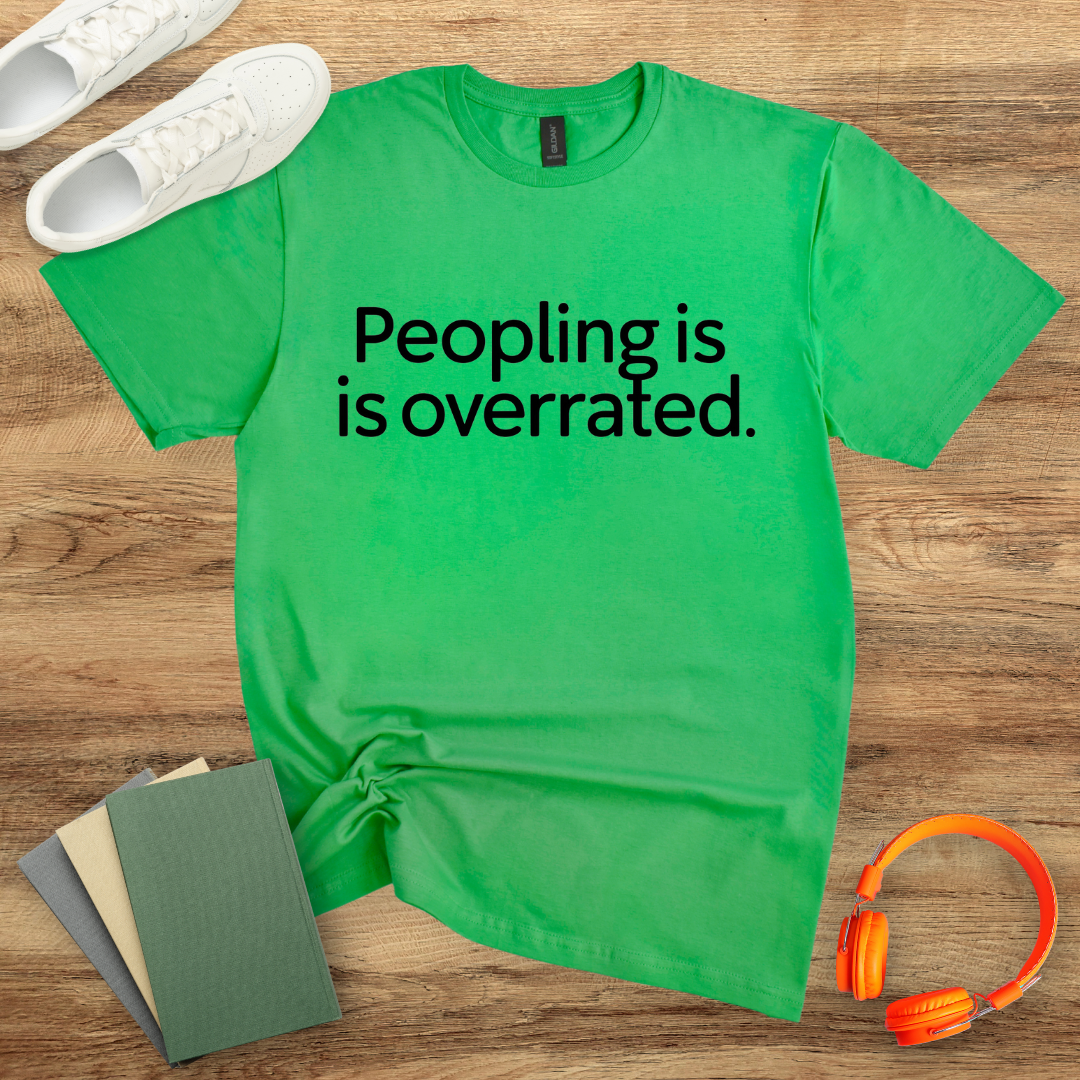 Peopling Is Overrated Unisex Softstyle T-Shirt