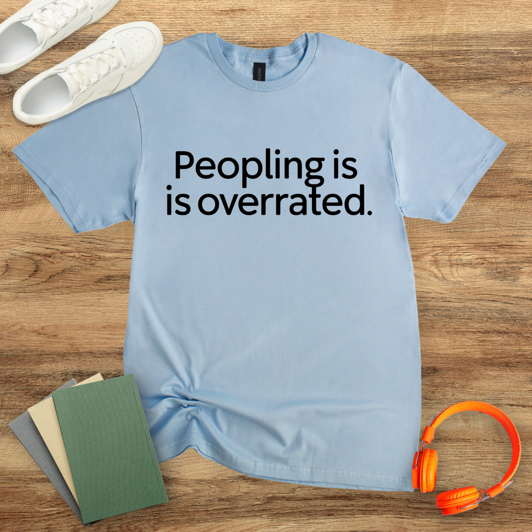 Peopling Is Overrated Unisex Softstyle T-Shirt