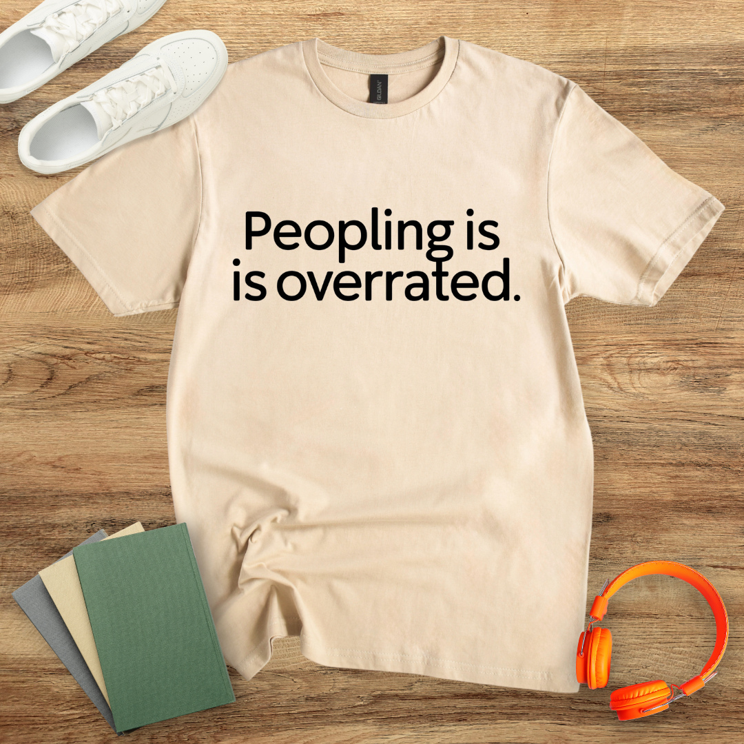 Peopling Is Overrated Unisex Softstyle T-Shirt