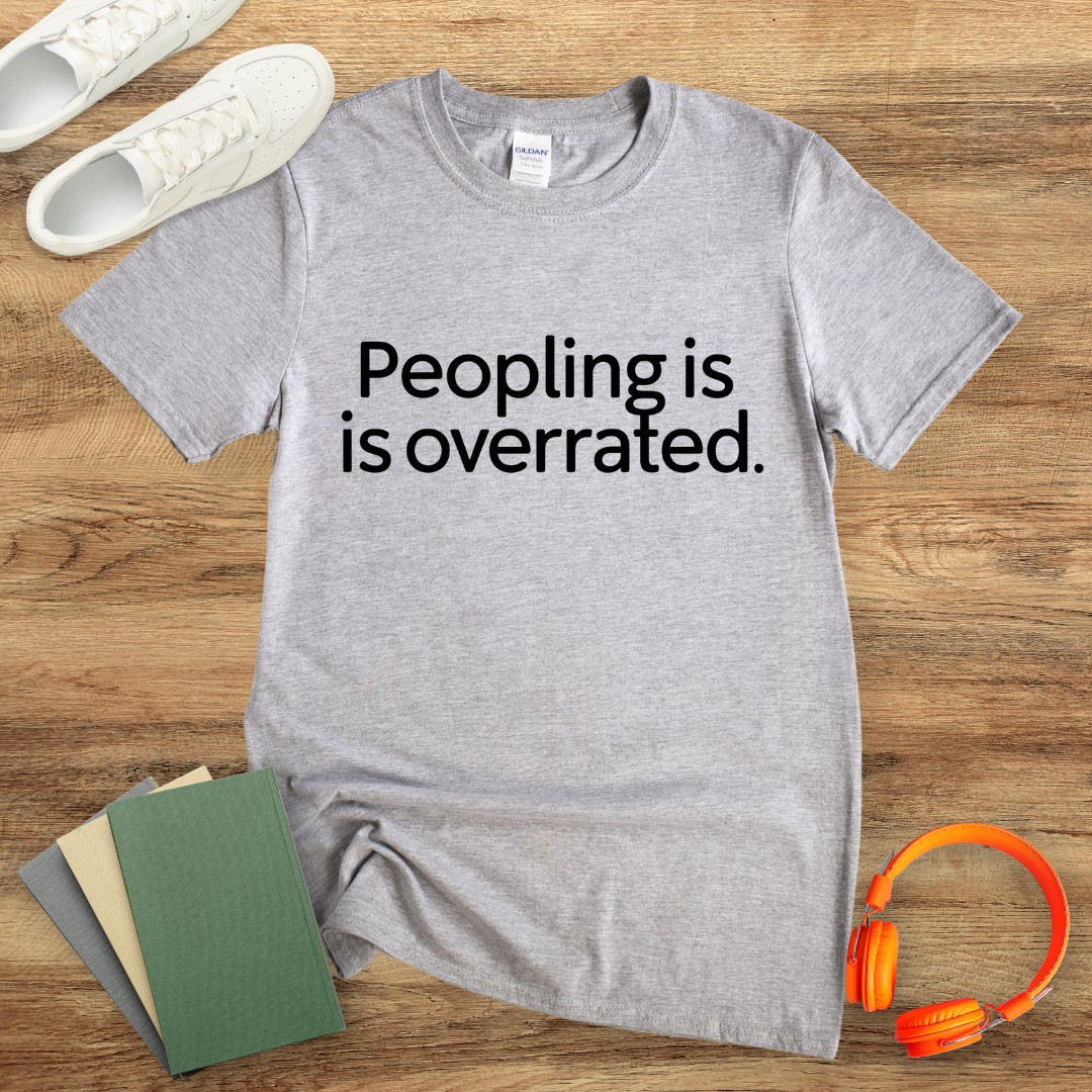 Peopling Is Overrated Unisex Softstyle T-Shirt