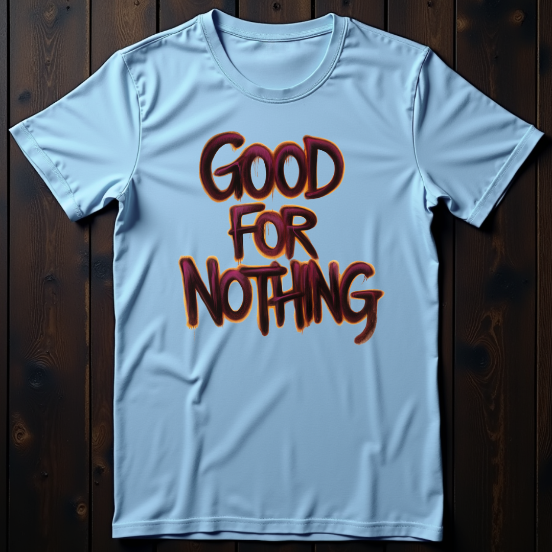 Good For Nothing Graffiti Red Unisex Softstyle T-Shirt