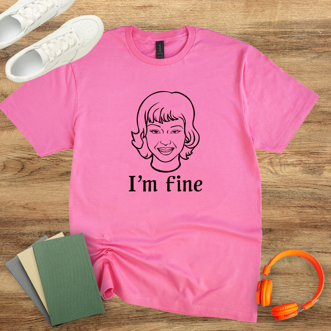 I'm Fine Retro Woman Unisex Softstyle T-Shirt