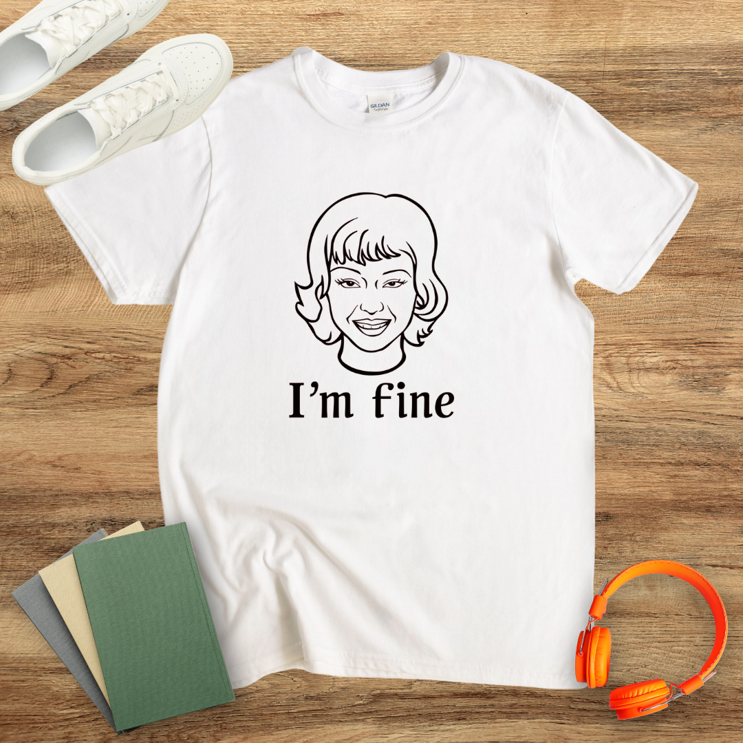 I'm Fine Retro Woman Unisex Softstyle T-Shirt