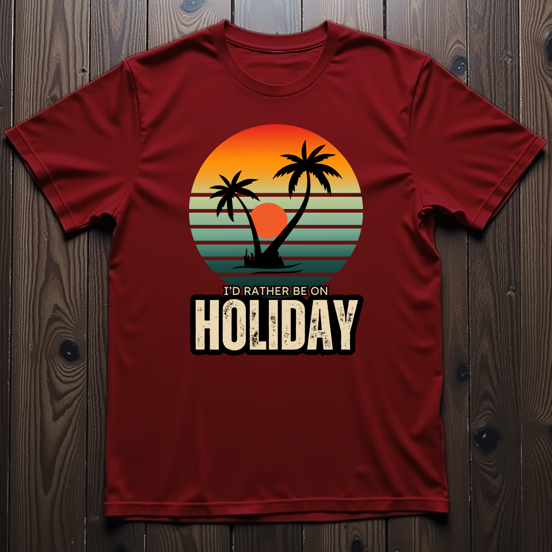 Rather Be On Holiday Unisex T-Shirt