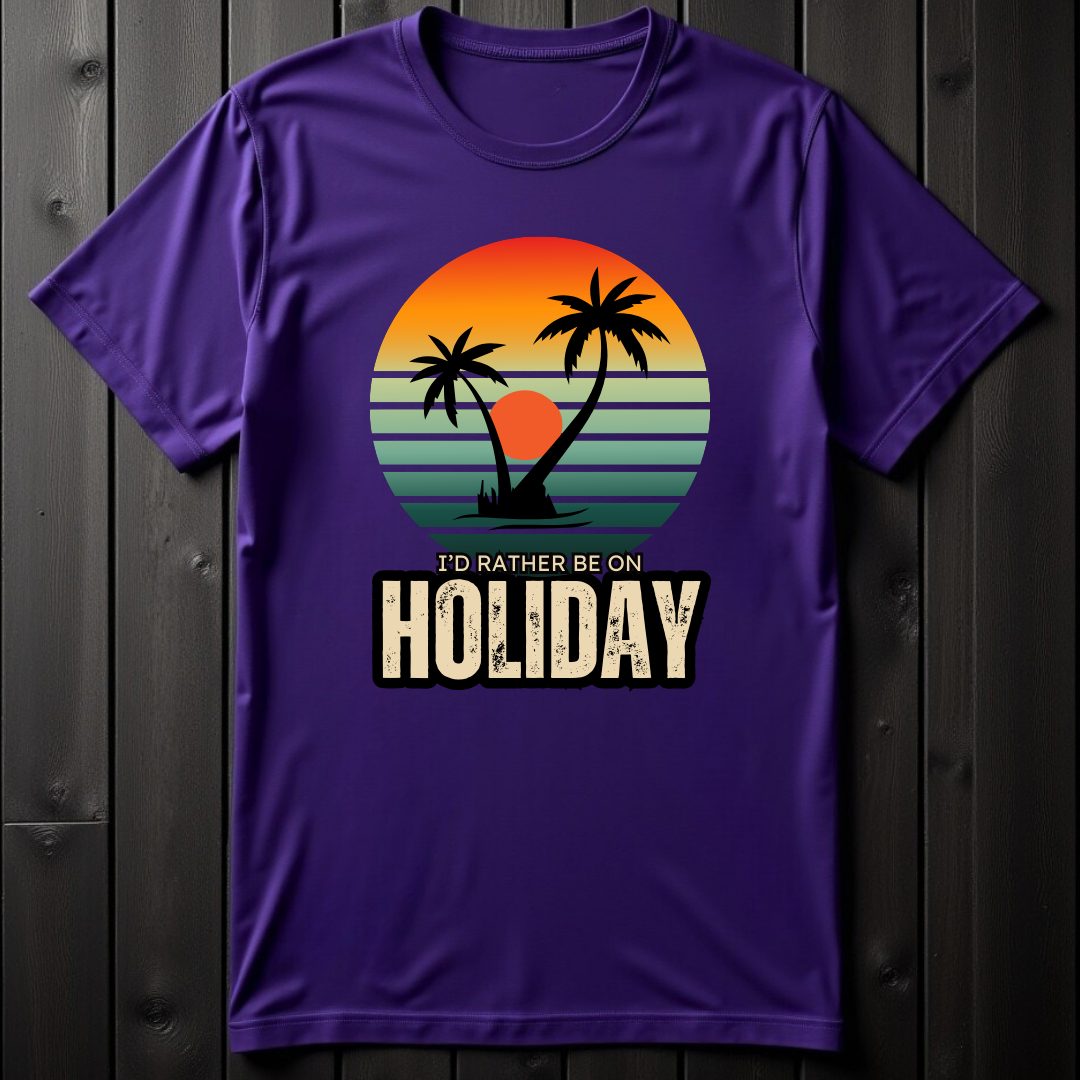 Rather Be On Holiday Unisex T-Shirt