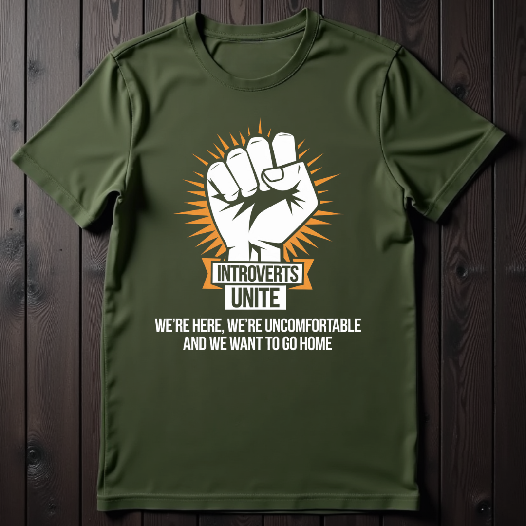 Introverts Unite Glory Unisex T-Shirt