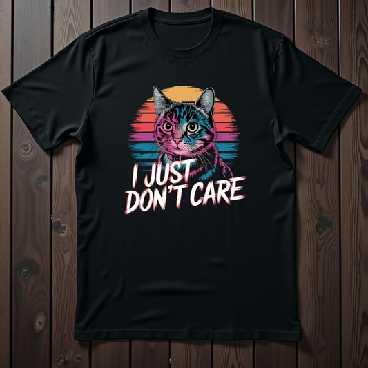 I Just Don't Care Cat Unisex T-Shirt