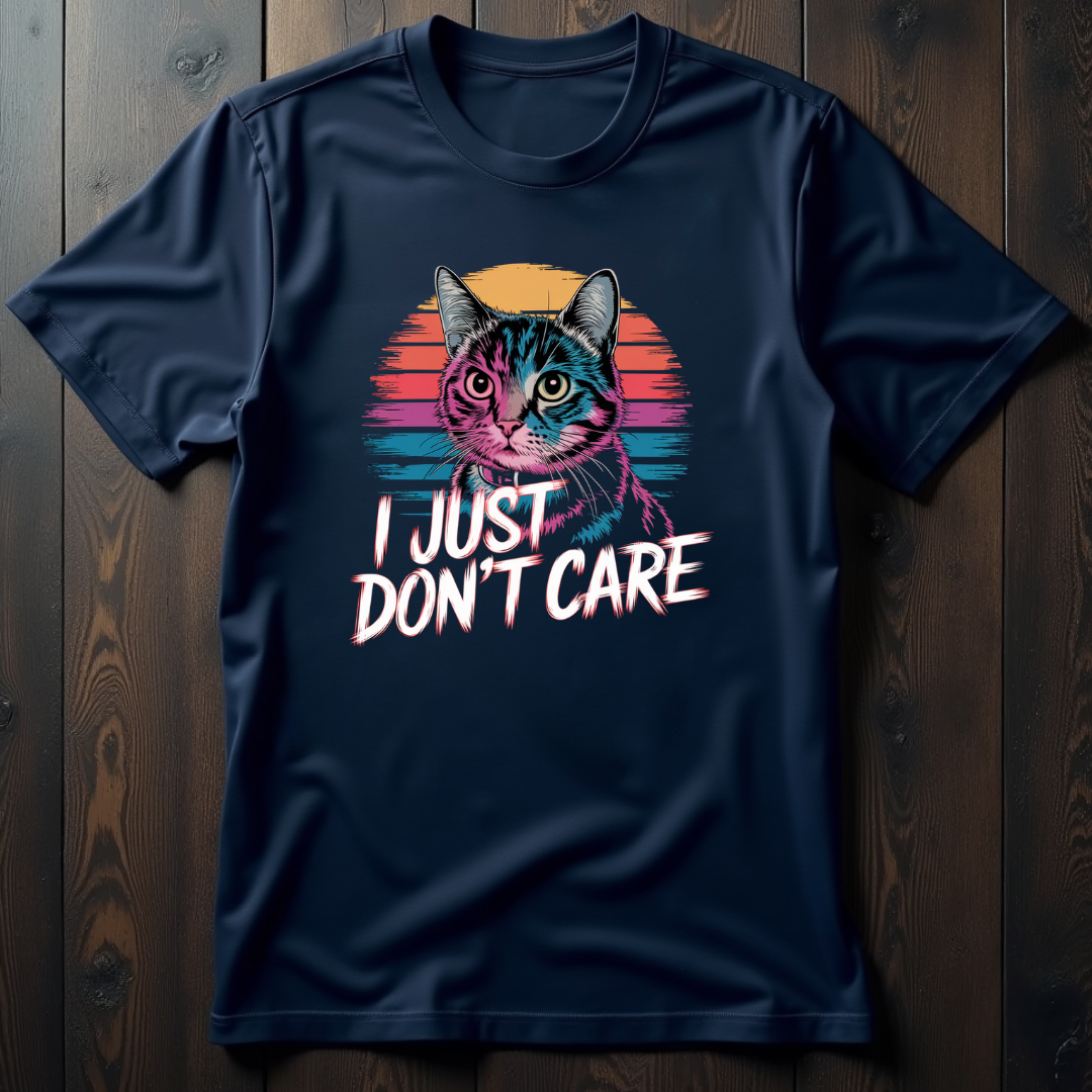 I Just Don't Care Cat Unisex T-Shirt