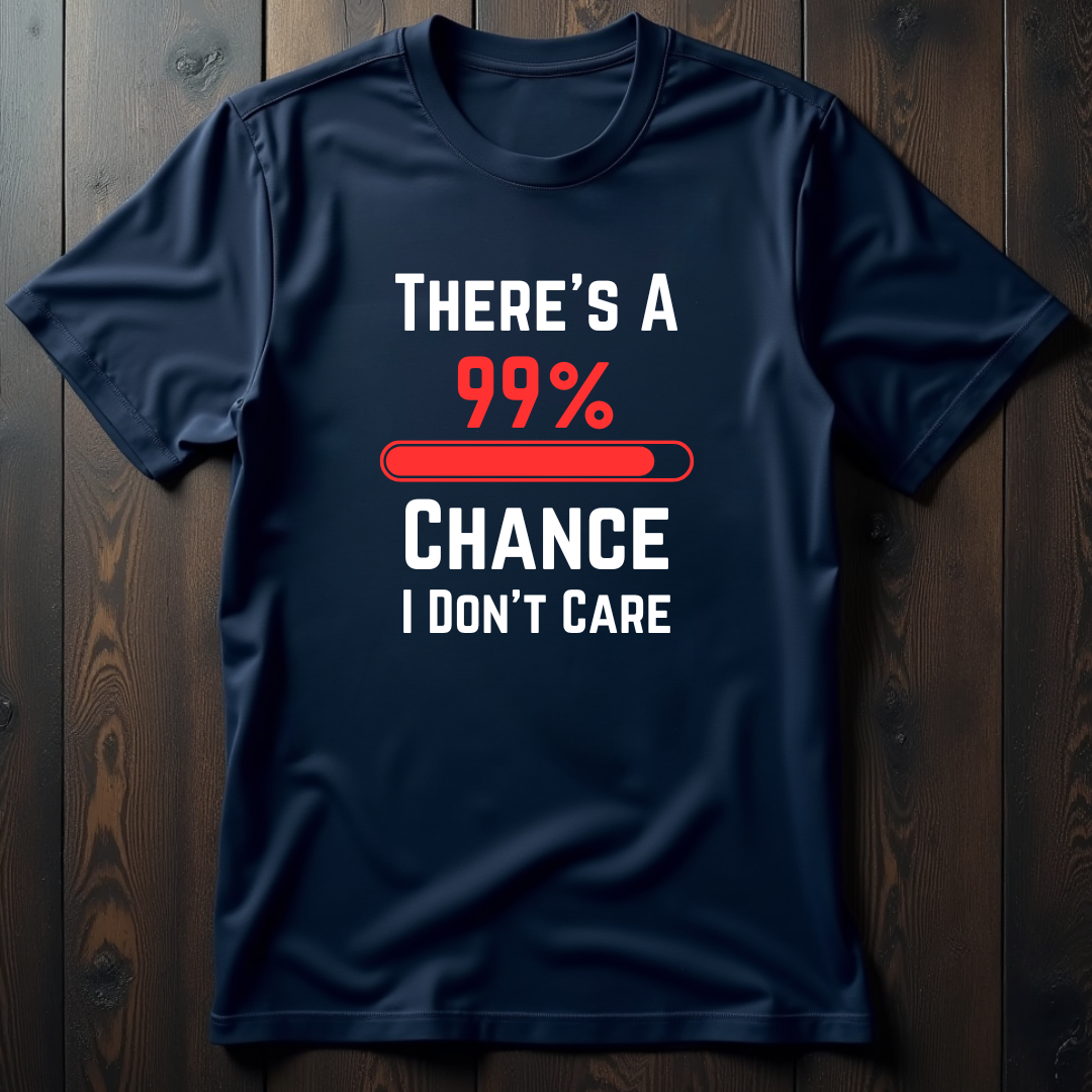 99% Chance I Don't Care Unisex Softstyle T-Shirt