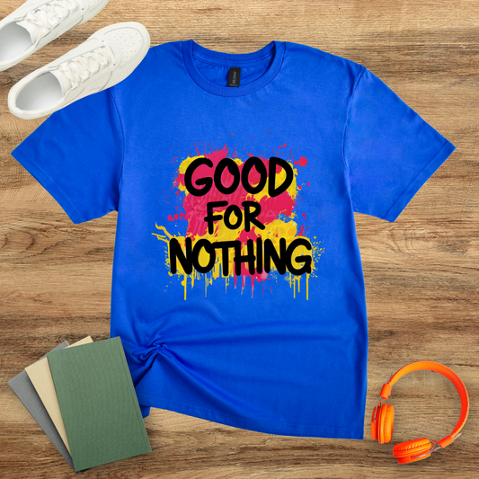 Good For Nothing Graffiti Unisex Softstyle T-Shirt