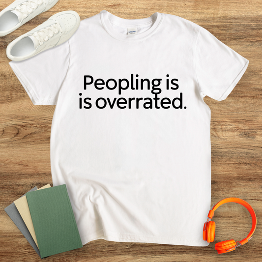 Peopling Is Overrated Unisex Softstyle T-Shirt