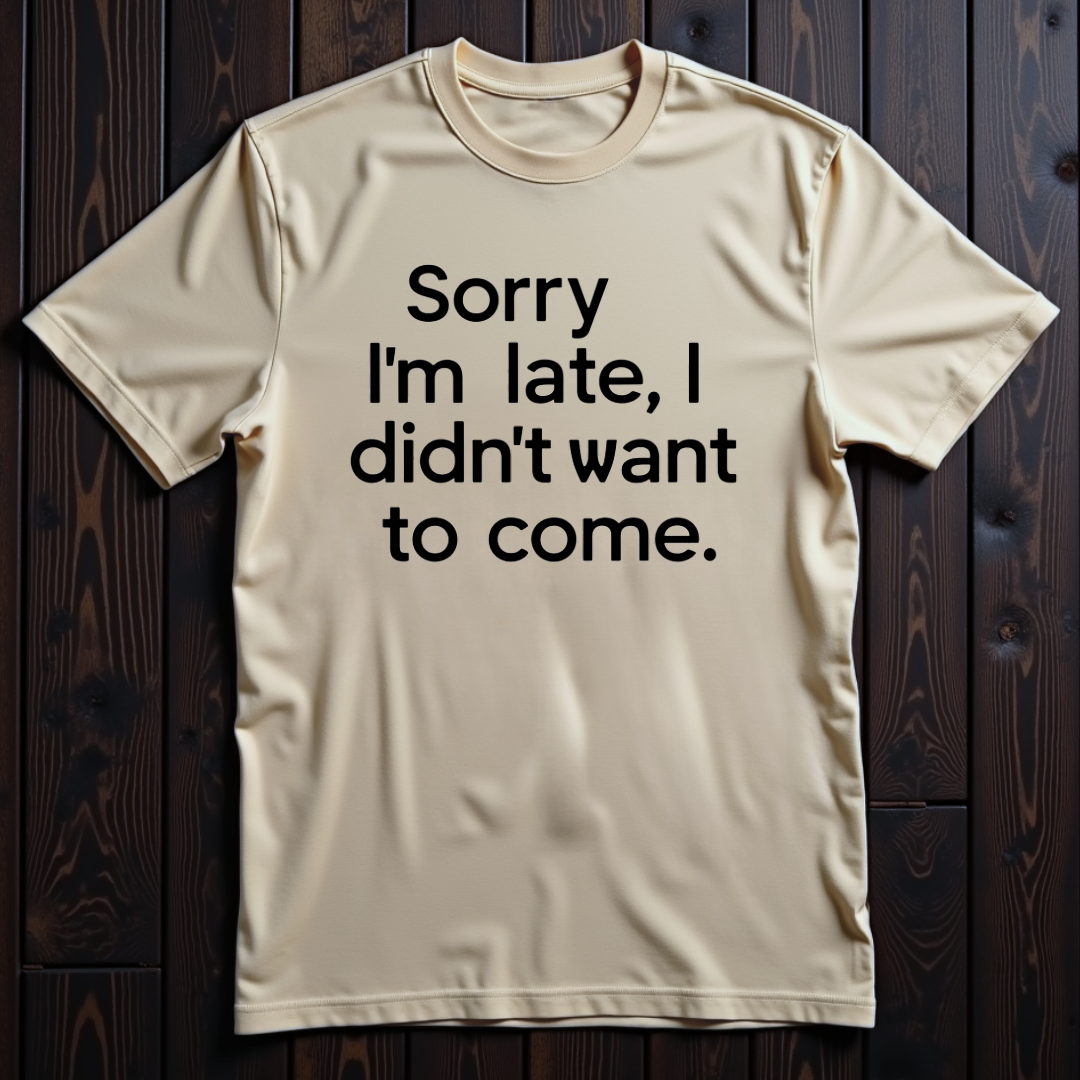 Sorry I'm Late Unisex Softstyle T-Shirt