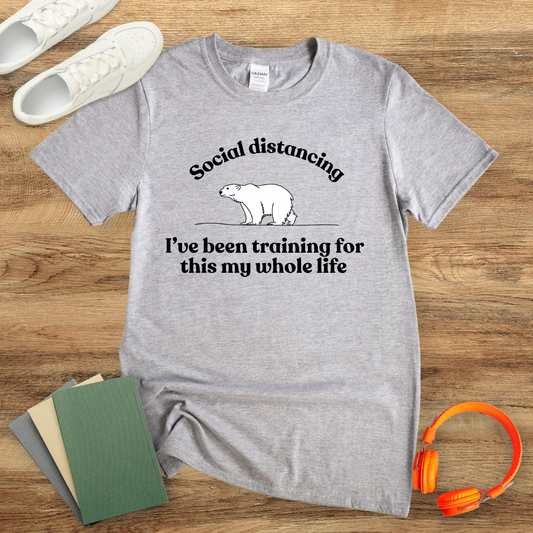 Social Distancing Unisex Softstyle T-Shirt