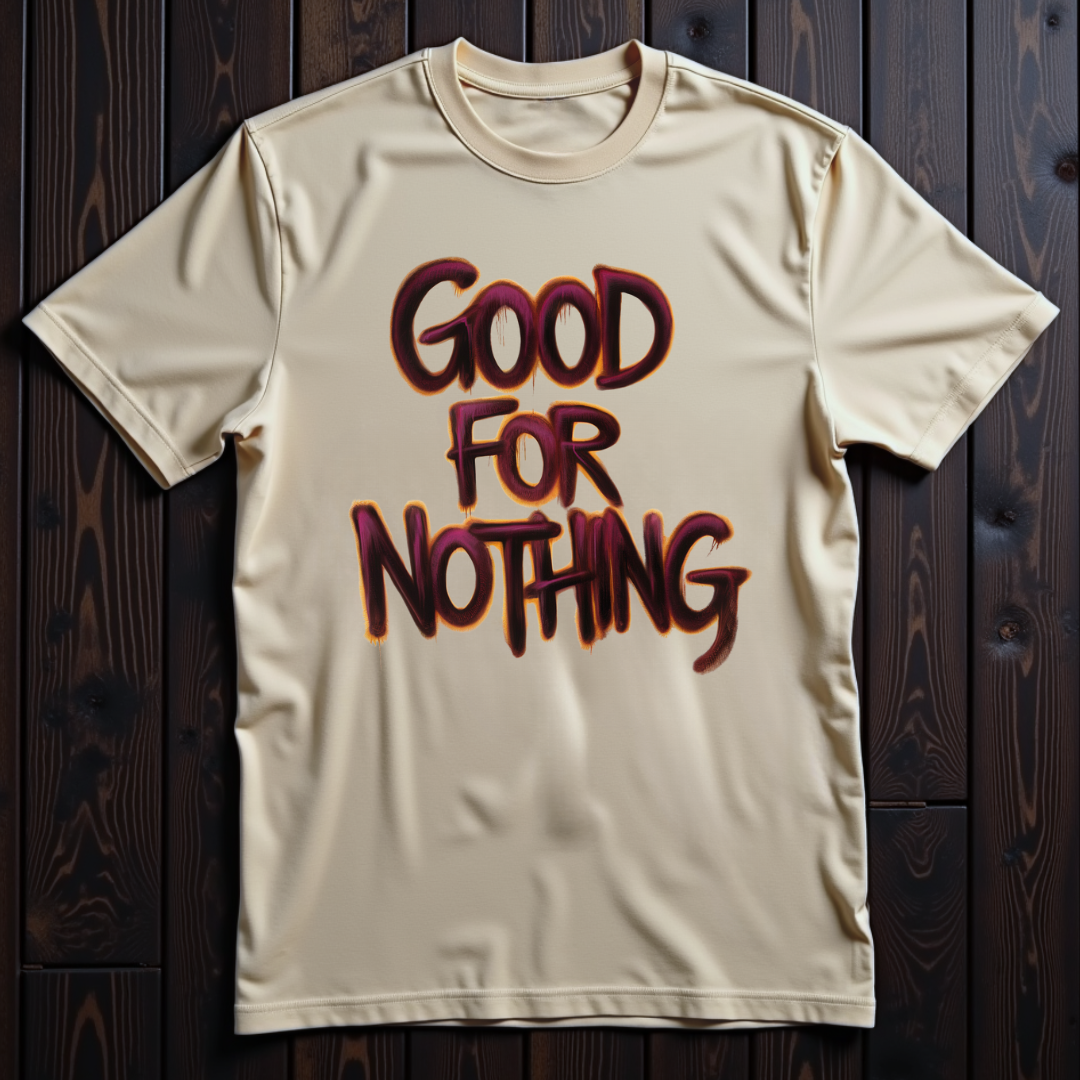 Good For Nothing Graffiti Red Unisex Softstyle T-Shirt