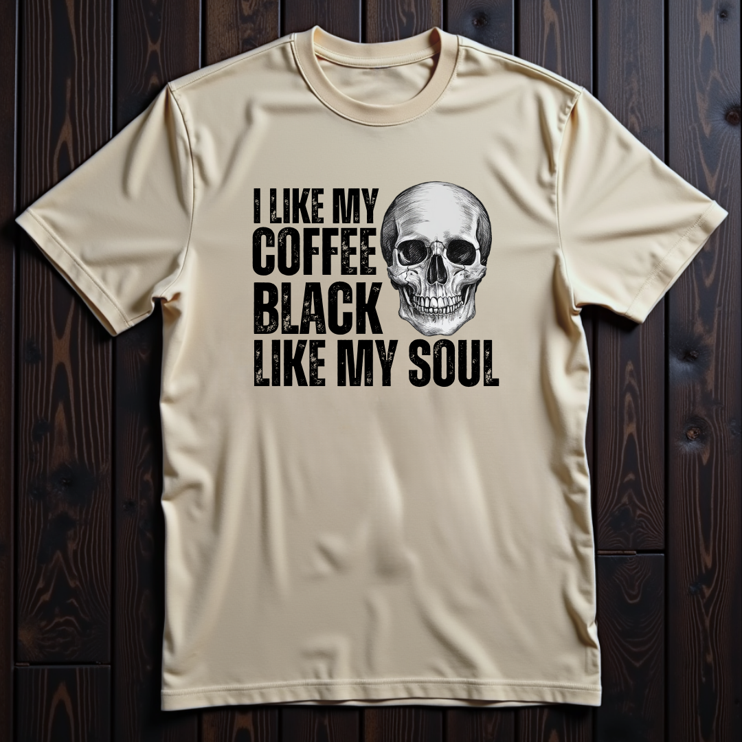 I Like My Coffee Black Like My Soul Unisex T-Shirt