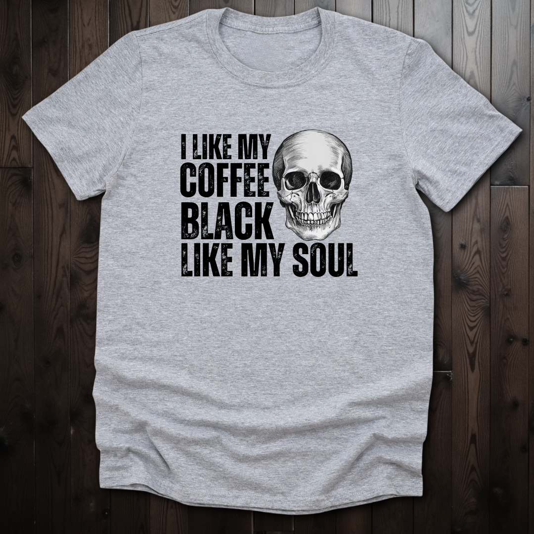 I Like My Coffee Black Like My Soul Unisex T-Shirt